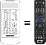 Mando a distancia equivalente RC400P