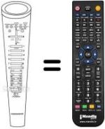 Replacement remote control NordMende RC4205X