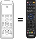 Mando a distancia equivalente RC43