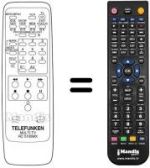 Mando a distancia equivalente RC5105MX