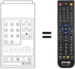 Mando a distancia equivalente RC5172