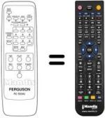 Mando a distancia equivalente RC5304U