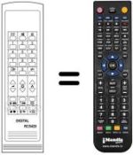 Mando a distancia equivalente RC5420