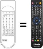 Télécommande équivalente RC544