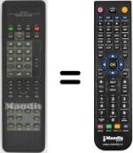 Télécommande équivalente Philips RC5903