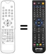 Mando a distancia equivalente United UTV8021X