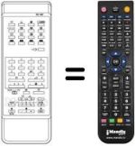 Télécommande équivalente Sanyo CEP2557