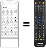 Mando a distancia equivalente RC711