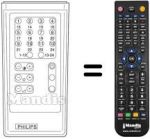 Télécommande équivalente RCIV24FACH