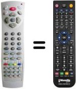 Replacement remote control Autovox AX14DVD24S