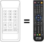 Replacement remote control RCT3403S