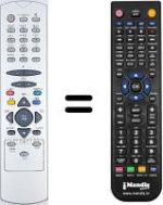 Télécommande équivalente REMCON1043