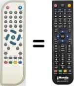 Mando a distancia equivalente Gbc DVB-T58600042