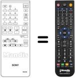 Télécommande équivalente Sony A1470728A