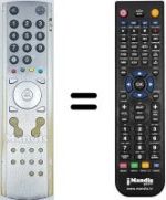 Mando a distancia equivalente JVC PD42V31S