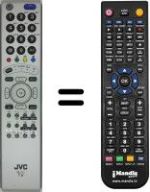 Mando a distancia equivalente JVC LT32DP8BG