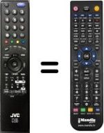 Télécommande équivalente JVC LT-32DR9BJ