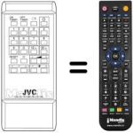 Mando a distancia equivalente JVC C1480EK