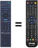 Télécommande équivalente HUAYU RM-D959