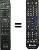 Mando a distancia equivalente RM-GD007