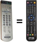 Mando a distancia equivalente Sony 1-478-991-13