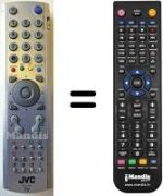 Mando a distancia equivalente JVC LT17E31SUG