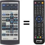 Mando a distancia equivalente JVC RM-RK230