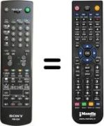 Mando a distancia equivalente Sony KV-25F1D
