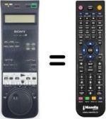 Télécommande équivalente RMT-V127
