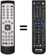 Replacement remote control Nec PX-TUAN01