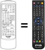 Replacement remote control RRMCG1096PESA