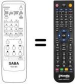 Télécommande équivalente REMCON1388