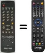 Télécommande équivalente AA59-00006C