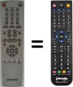 Mando a distancia equivalente Samsung SV210X