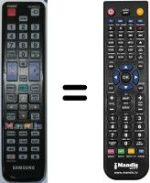 Mando a distancia equivalente Samsung UE46D5500