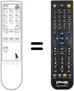 Télécommande équivalente REMCON551