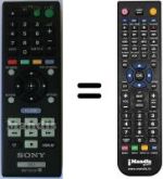 Mando a distancia equivalente Sony BDP-S483