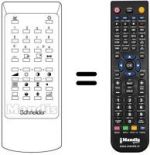 Télécommande équivalente SCHNEIDER STV632VT
