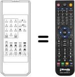 Télécommande équivalente SCHNEIDER STV5590