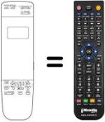 Replacement remote control REMCON402