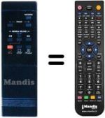 Replacement remote control REMCON497
