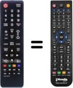 Télécommande équivalente Samsung PS51E490B1W/XZG