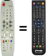 Télécommande équivalente Samsung LE32A455C1D / /XKS