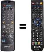 Mando a distancia equivalente Samsung AA59-00007K