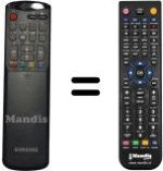 Mando a distancia equivalente Samsung AA59-10020M