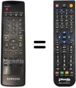 Mando a distancia equivalente Samsung AA59-10075J
