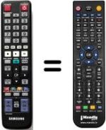 Mando a distancia equivalente Samsung BDC5300