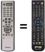 Télécommande équivalente Samsung BN59-00378A