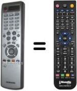 Télécommande équivalente Samsung BN59-00378C