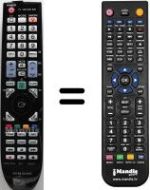 Télécommande équivalente Samsung LE32M71BX/NWT